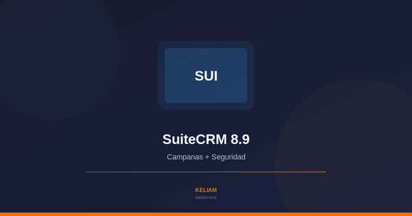SuiteCRM 8.9 Release Novedades