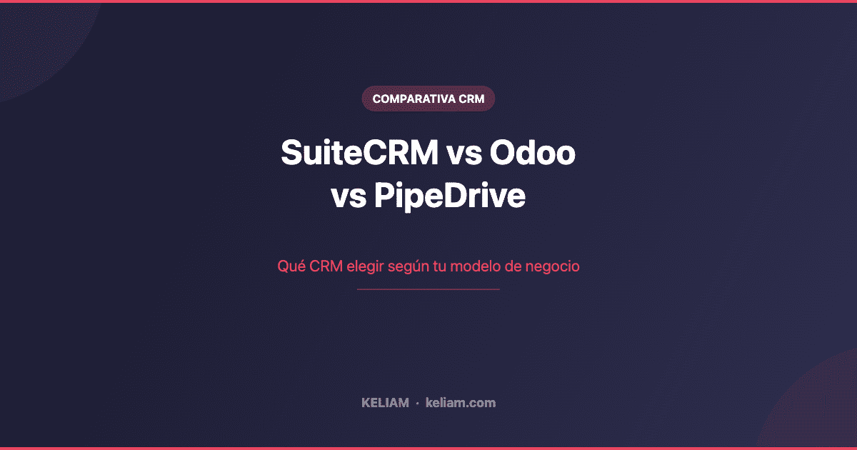 SuiteCRM vs Odoo vs PipeDrive
