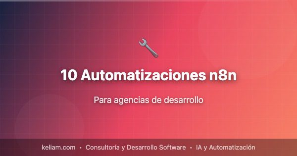 10 Automatizaciones n8n | Keliam