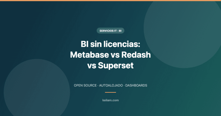 BI sin licencias: Metabase vs Redash vs Superset