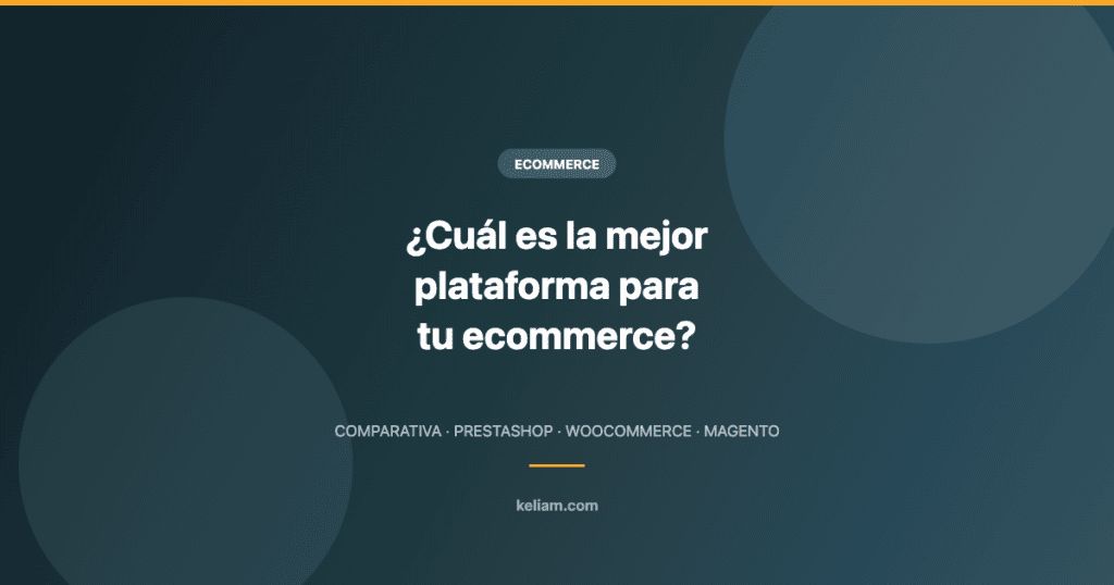 Portada del artículo comparativo sobre cuál es la mejor plataforma para tu ecommerce