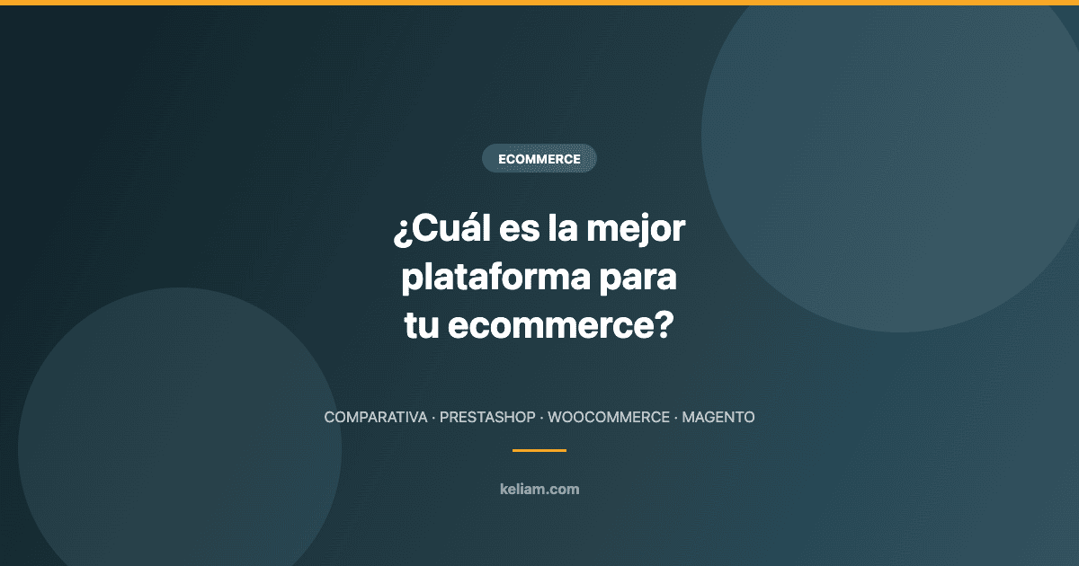 Portada del artículo comparativo sobre cuál es la mejor plataforma para tu ecommerce